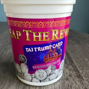 Trump Taj Mahal Casino Coin Bucket - Dark Pink